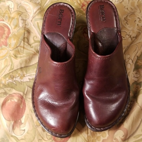 Born Shoes - Børn lafies brown leather clog